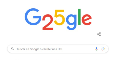 Google cumple su aniversario número 25