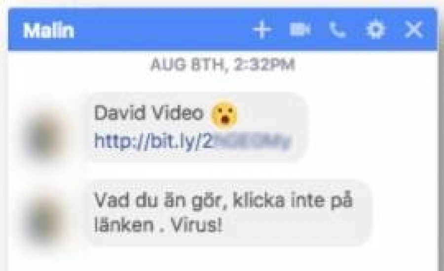 Alerta: aparece nuevo virus en forma de “video” vía Facebook Messenger