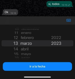 Usuarios de IPhone cuentan con una herramienta súper útil para buscar conversaciones por fechas en WhatsApp