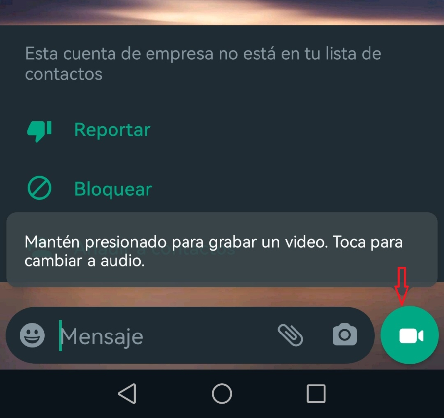 Los videos instantáneos llegaron a WhatsApp